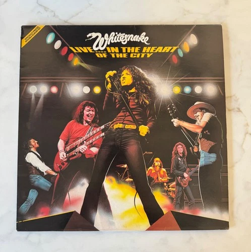 Whitesnake Live in the heart of the City Lp UK original double vinyl pressing