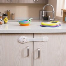20Pcs Baby Proofing Cabinet Locks, ABS Nylon Child Safety Latches for Drawers