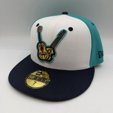 New Era 59Fifty Vihuelas de Nashville Sounds Hat Cap Sz 7 Copa De La Diversion