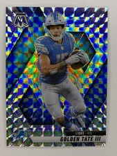 2025 Panini Mosaic Golden Tate Mosaic Silver #214 Lions