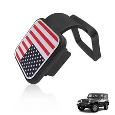 Trailer Hook Dust-Proof Plug, 1.9 Inch Hitch Cover Trailer Hitch Cover, Car Red