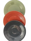 3 Fiesta Homer Laughlin replacement Luncheon plate different colors  9 in