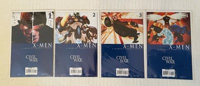 Civil War: X-Men #1-4, Marvel, 2006 complete series!