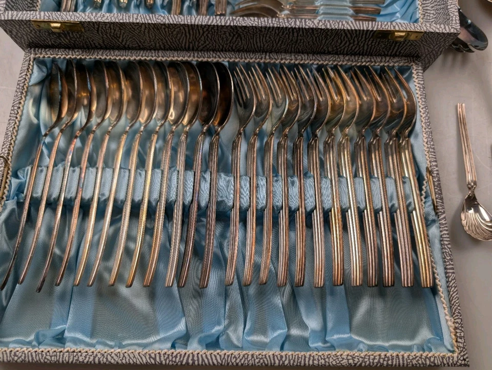 Ebel Solingen 120er Silberbesteck 72 tlg. Motiv Europa - Bild 2 von 4