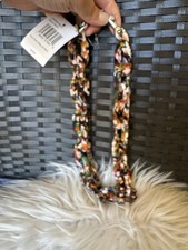 NWT Coachtopia Short Chain Strap With Recycled Resin Ck544 Black Mutil