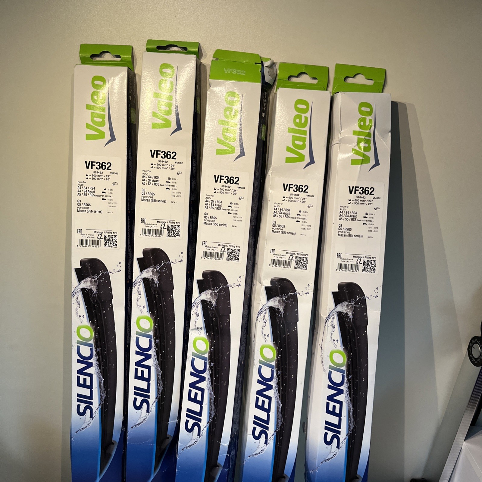 WIPER BLADE 574462 FOR AUDI Q3/SUV A4/S4/Allroad Q5 A5/S5 X 5 Pairs