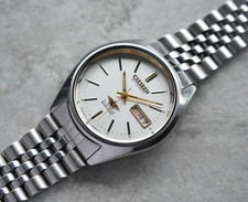 September 1989 Vintage Citizen Eagle 7 Automatic Men's White Dial Bracelet Watch