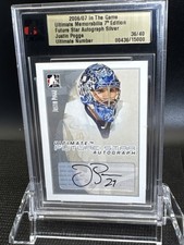 2006-07 In the Game Ultimate 7th Edition Justin Pogge Silver Auto #/40