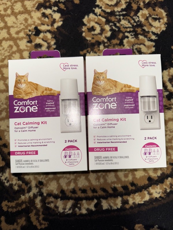 Comfort Zone Multicat Control Diffuser & Refill - 3pack Of Refills/ 4 Diffusers