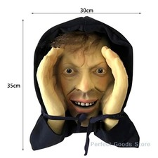 Scary Peeper Freak Halloween Decoration Clown Indoor And Outdoor Window Hanging