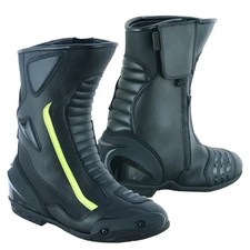 Motorrad Stiefel Schwarz Sport Motorradstiefe...