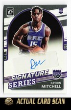 2021-22 Donruss Optic #SS-DML Davion Mitchell Signature Series Holo