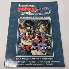 Popful Mail Official Strategy Guide Hint Book Sega Book Working Designs RPG 1995