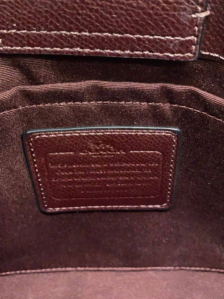 COACH Tote Bag All Leather Leather BRW thumbnail 5