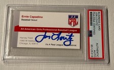 Jon Lovitz Signed A League Of Their Own GPBL Ernie Capadino Business Card PSA