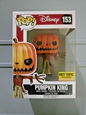Funko Pop! Disney - Pumpkin King #153 (Glow in the Dark) - Hot Topic Exclusive