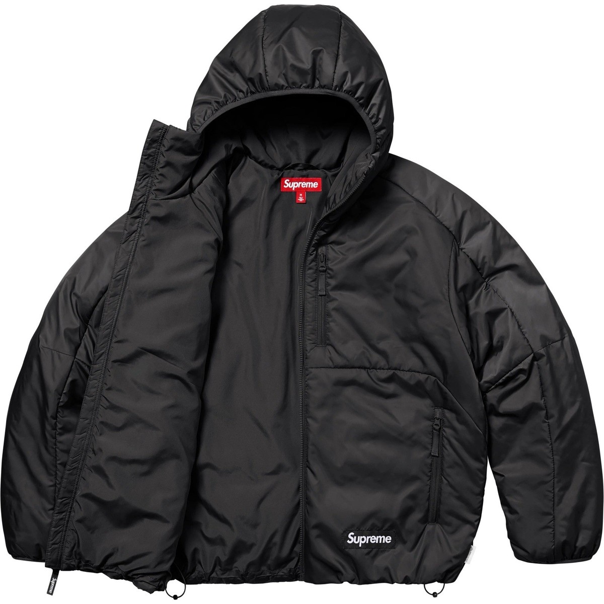 SUPREME WINDSTOPPER® INSULATED HOODED JACKET SS25 Black