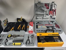 Various Tools And Chisel Set  Multi tools  Tool Kits JCB (JOB LOT)