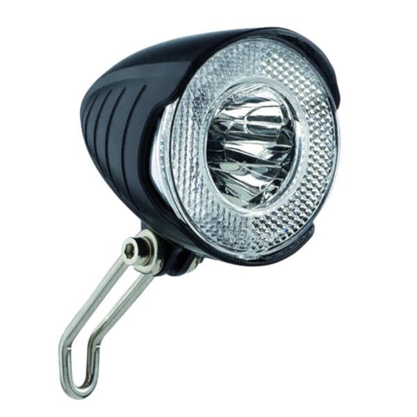 Fahrradlicht Frontlicht Fahrradlampe Scheinwerfer LED Dynamo 30 Lux Reflektor-image