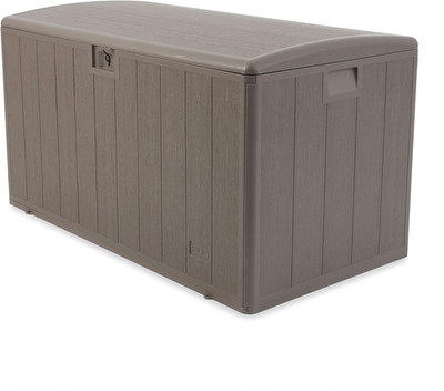 Driftwood 130 Gallon Outdoor Storage Deck Box with Soft Closure