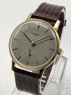 Patek Philippe Calatrava Ref. 3410 18k Gold Orig Dial Cal.27-AM 400,w/18k Buckle