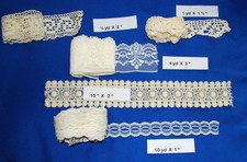 Antique Vintage Lace Trim - Over 43 Yards. Collar and Bodice Lace