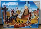 Playmobil 4012 Western Indian Geobra Super Complete Set In Excellent Condition!