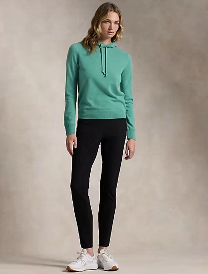 Sudadera con capucha RLX Ralph Lauren para mujer de cachemir verde talla PS nueva Foto 3 de 4