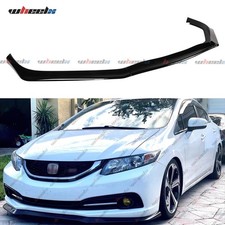 For 2013-2015 Honda Civic Sedan Cs Style Front Bumper Lip Spoiler Gloss Black For 2013-2015 Honda Civic Sedan Cs Style Front Bumper Lip Spoiler Gloss Black