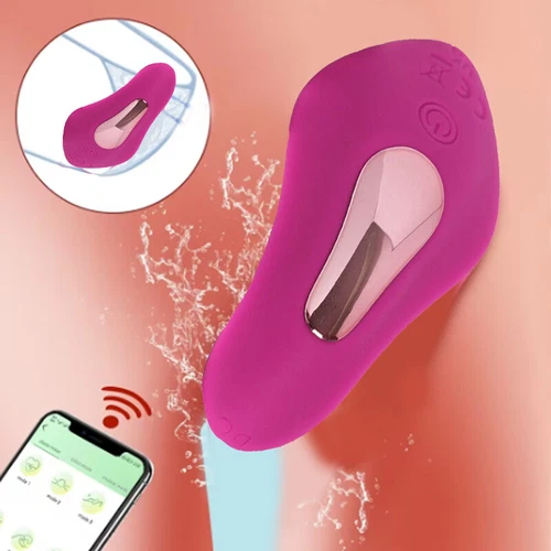 Höschen Tragbarer Vibrator Massagegerät G-Punkt-Dildo Klitoris Drahtloses Frauen - Bild 2 von 14