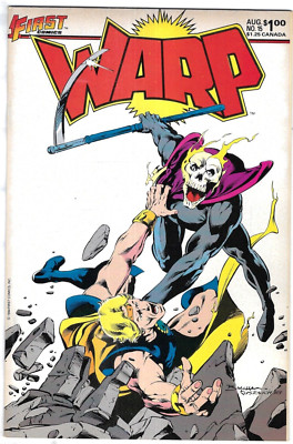 Warp Comic 15 Bronze Age First Print 1984 Peter Gillis Jerry Bungham Gustovich