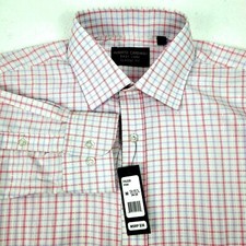 Alberto Cardinali Easy Care Classic Fit Men's Shirt Long Sleeve Size M 15-15 1/2