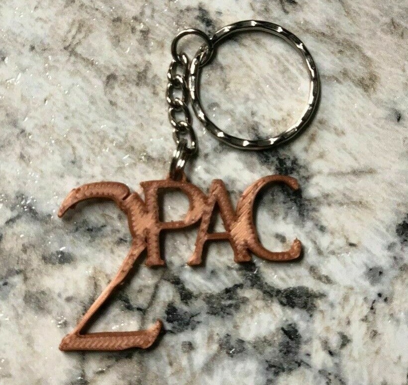 2pac keychain Tupac Shakur Logo Keyring | eBay