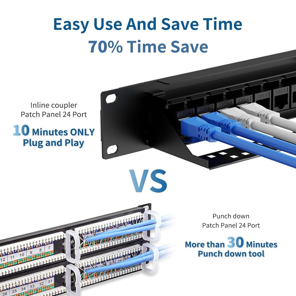 レンページ Amazon.com: iwillink 50-Pack Shielded RJ45 Cat6 Pass-Through