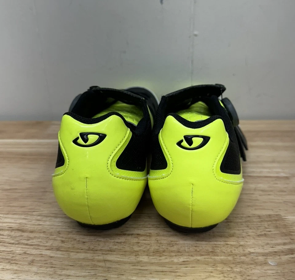 Zapato de ciclismo de carretera Giro Sentrie Techlace para hombre 9,5 EE. UU. 42,5 UE amarillo neón Foto 4 de 4