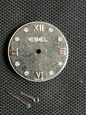 Ebel Zifferblatt mit Diamanten und Zeiger für Ebel Beluga rund, Durchmesser 20mm