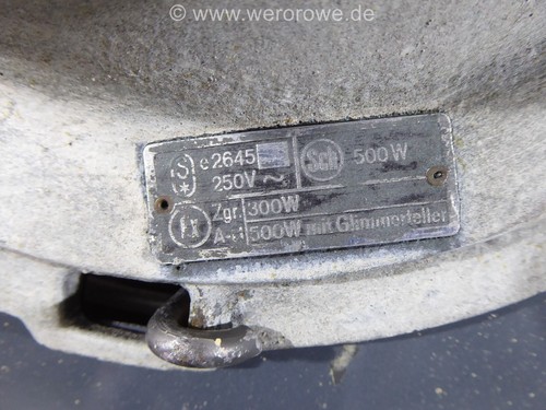 Industrielampe Werkstattlampe Fabriklampe Siemens & Schuckert Emaille Lampe - Bild 15 von 20