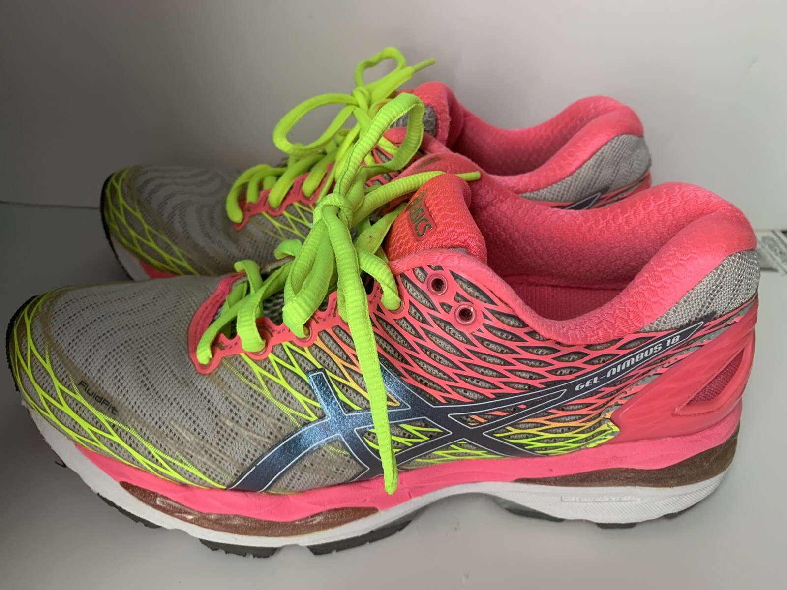 Asics Gel-Nimbus 18 Womens Running Trainers T650N Sneakers Shoes 8 US 39.5  EUR | eBay