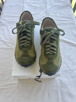 Visvim Walpi Runner Size 9 Perfect Condition Worn Ounce Green Sneakers