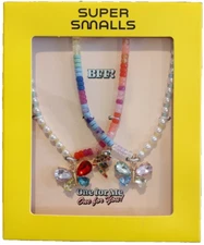 Super Smalls BFF Friendship Butterfly Charm Necklace Set for Girls age 3+