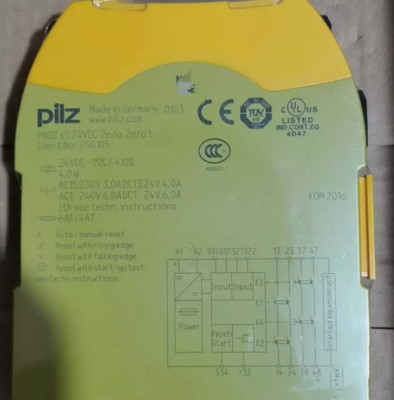 750105 1PC New PILZ  PNOZ S5 PLC Module Safety Relay 750105