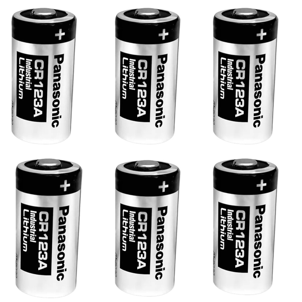 6PCS New CR123A 3V Cell 1400mAh Non-rechargeable Li-ion Battery