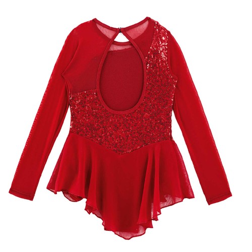 Kids Girls Ballet Dance Leotard Dress Gymnastics Figure Ice Skating Dancewear - Picture 4 of 74