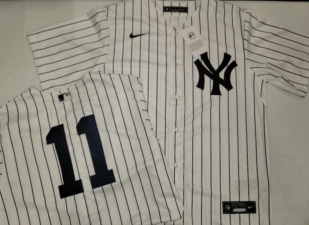 30329 Nike NEW YORK YANKEES ANTHONY VOLPE #11 Sewn Baseball JERSEY NWT 100%  REAL