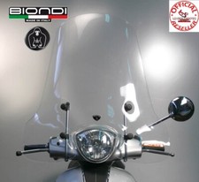 PIAGGIO LIBERTY 150 I-GET 15/19 PARABREZZA PARAVENTO COMPLETO DI ATTACCHI BIONDI