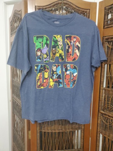 Marvel Men's T Shirt Rad Dad Avengers 