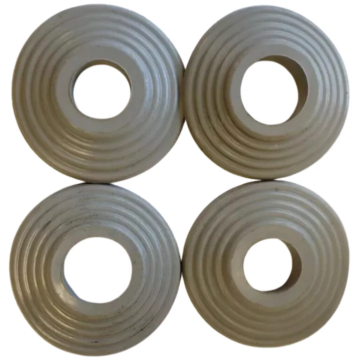 Escudos de manivela de ventana y puerta Plymouth Chrysler Chevrolet 1930-1960 nuevo de stock Foto 2 de 3