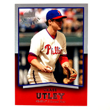 Chase Utley 2008 Upper Deck Timeline Card #10 MLB Philadelphia Phillies