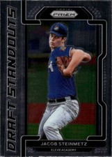 2021 Panini Prizm Draft Picks Jacob Steinmetz #DS-JS Draft Standouts 10L