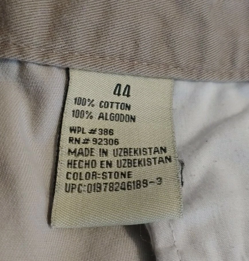 Pantalones Cortos Farah Para Hombre 44 Beige Caqui Bolsillos con Cremallera Algodón Frente Plano Pesca Foto 4 de 4